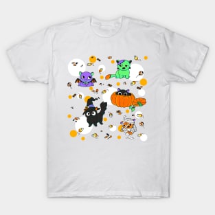 Spooky Chonky Cats T-Shirt